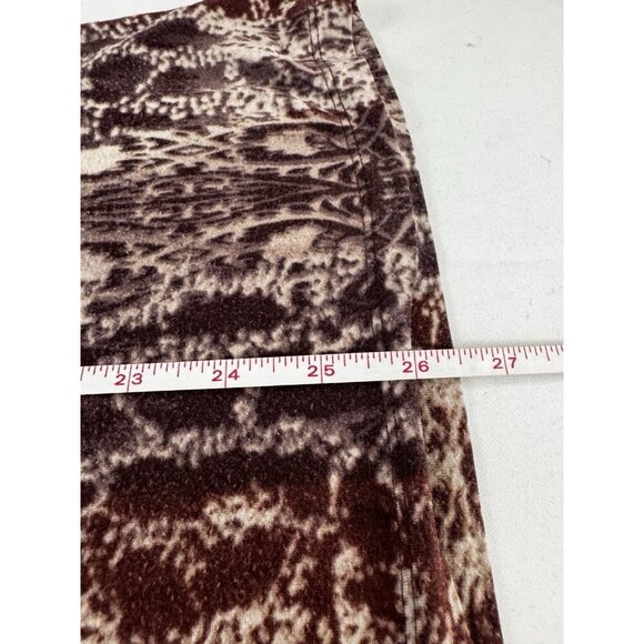 Womens L Snake Print Stretch Blouse Glam Mob Wife Animal Print Top Layers Fall - Picture 5 of 7